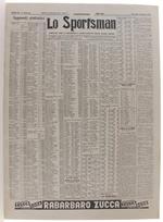 Lo SPORTSMAN - l'Ippodtomo. Anno 1958 completo. Giornale per la selezione e l'allevamento delle razze equine