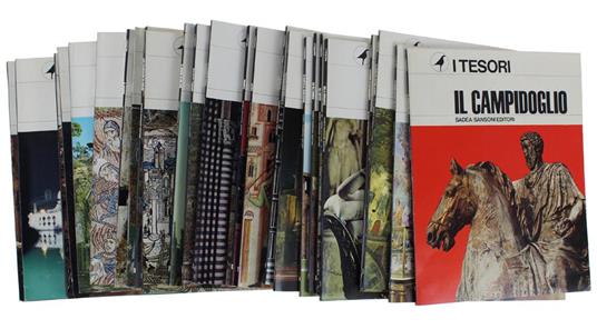 I TESORI - Le Regge, I Palazzi, I Musei, I centri più signficativi, visti nella loro realtà storica, illustrati nel loro patrimonio d'arte, presentati in un completo racconto fotografico. COLLANA COMPLETA - copertina