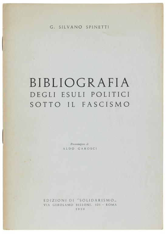 Bergoglio Libri d'Epoca Snc