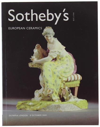 EUROPEAN CERAMICS. Session One, Lots 1-279. Olympia London 9 October 3001 - copertina