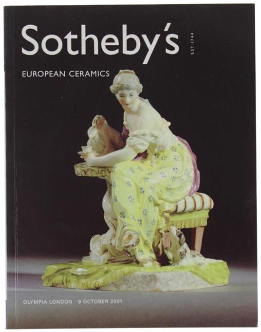 EUROPEAN CERAMICS. Session One, Lots 1-279. Olympia London 9 October 3001 - copertina