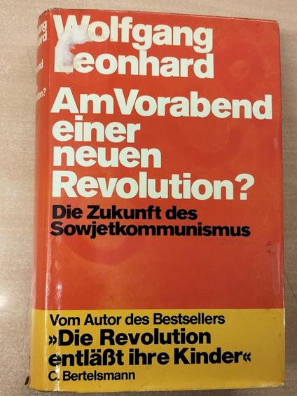 AmVorabend einer neuen Revolution? - copertina