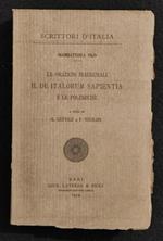 Scrittori d'Italia - Il De Italorum Sapientia - Vico - Laterza - 1914