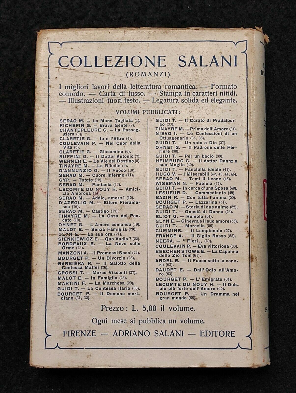 Massimo d'Azeglio - Niccolò De' Lapi - Salani - 1928
