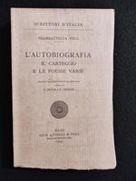 Scrittori d'Italia - L'Autobiografia - Carteggio e Poesie - Vico - Laterza -1929