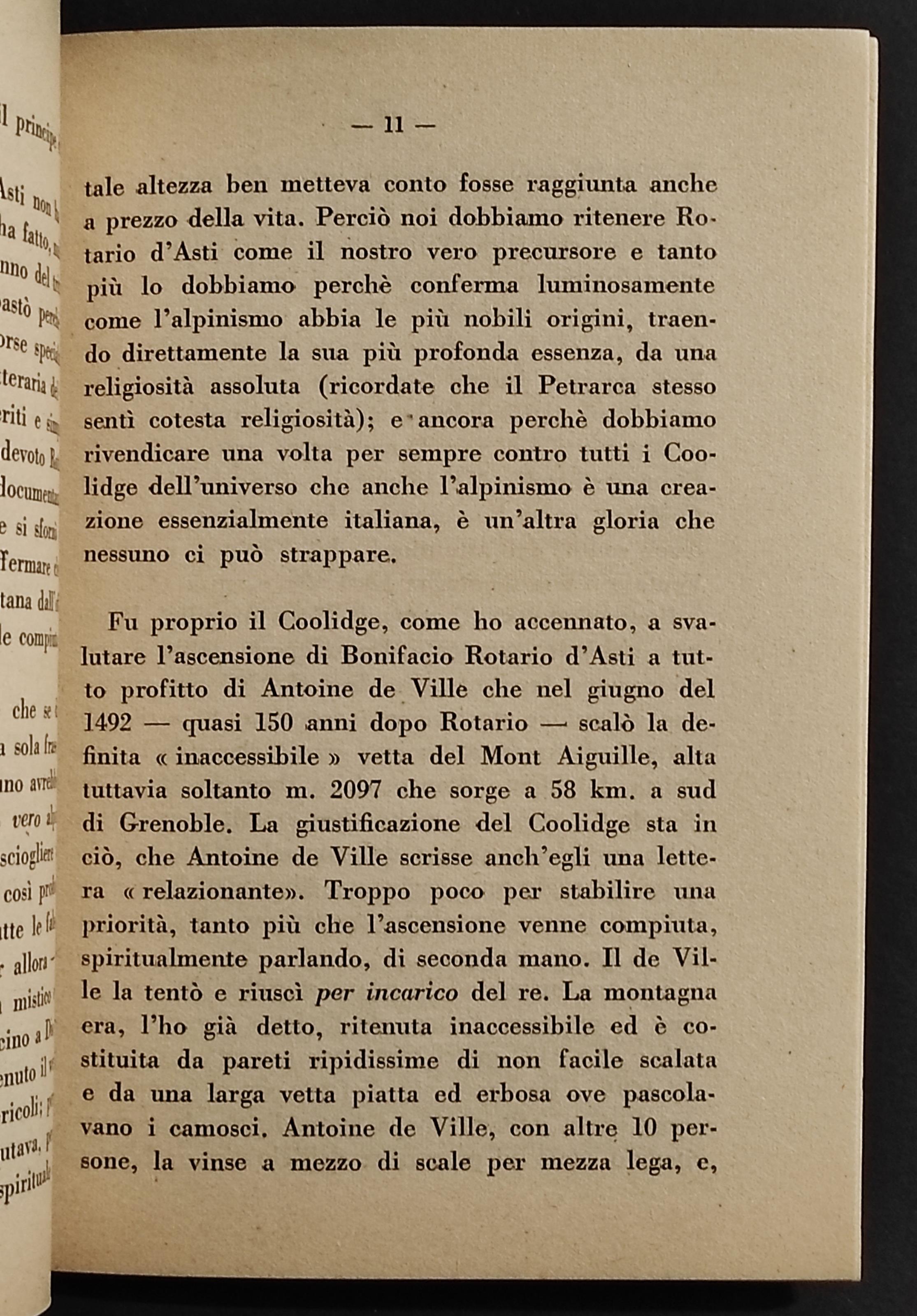 Essenza e Storia dell'Alpinismo - A. Balliano - 1939 - 1 Verba Montium
