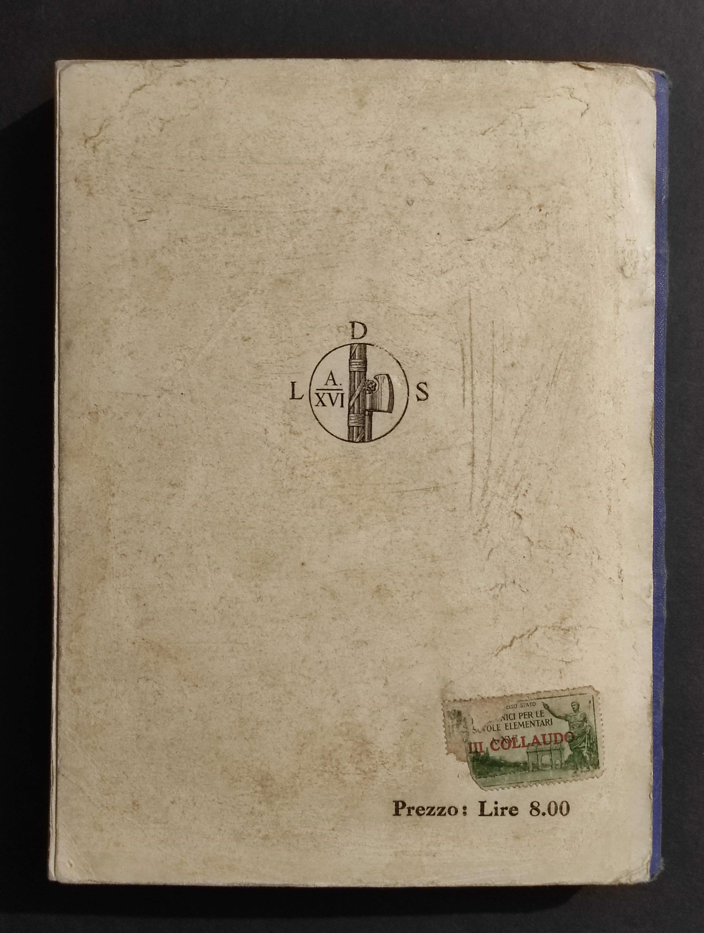 Il Balilla Vittorio - R. Forges Davanzati - Libro V Classe - 1939