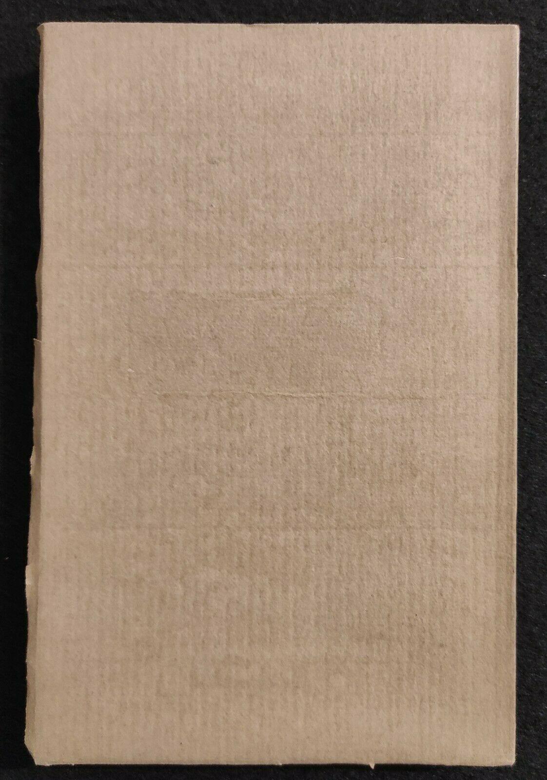 Scrittori d'Italia - Tragedie - F. Della Valle - Laterza - 1939