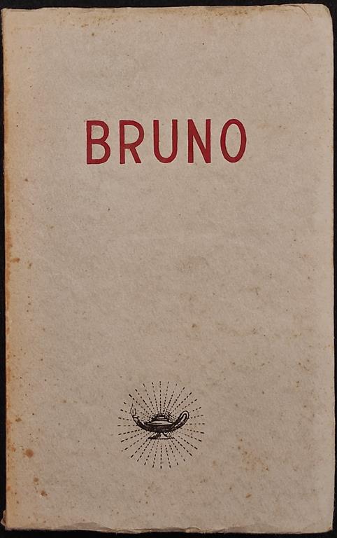 Giordano Bruno - Augusto Guzzo - Garzanti - 1941 - Augusto Guzzo - copertina
