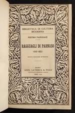 Ragguagli di Parnaso - P. Pancrazi - Laterza - 1941