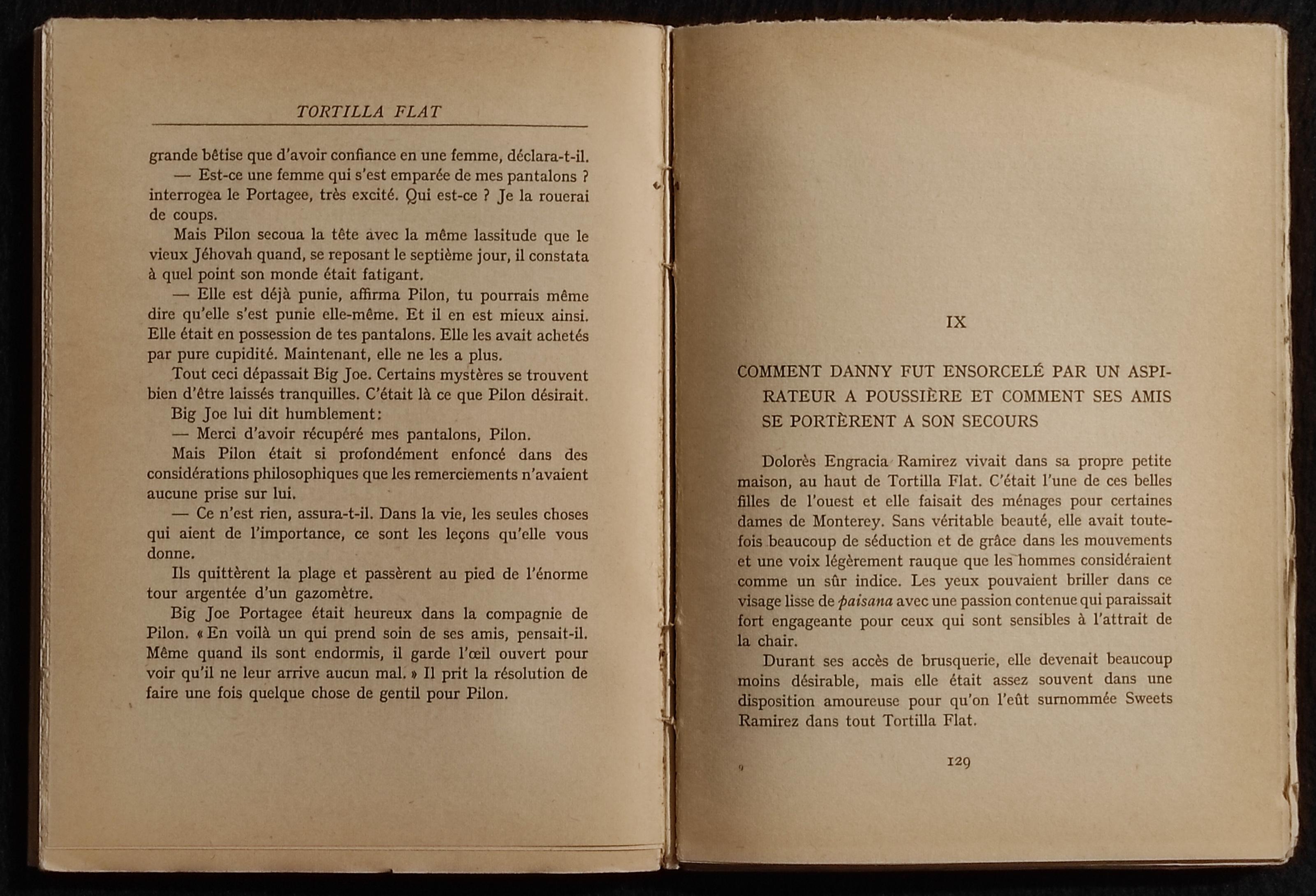 Tortilla Flat - J. Steinbeck - Ed. Marguerat - 1944