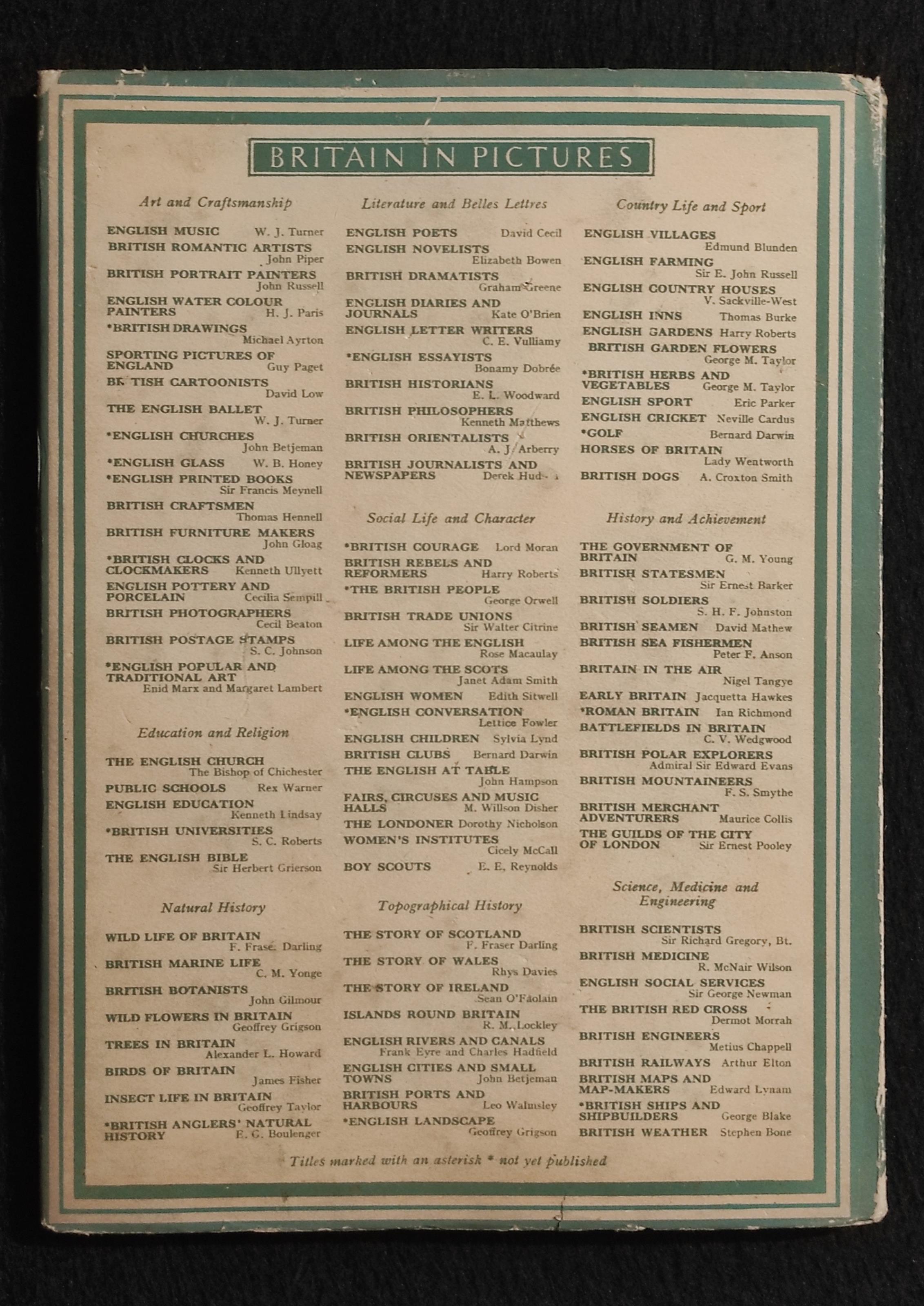 British Mountaineers - F. S. Smythe - Collins - 1946
