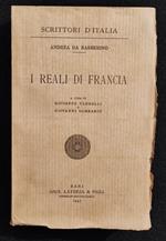 Scrittori d'Italia - I Reali di Francia - A. Da Barberino - Laterza - 1947