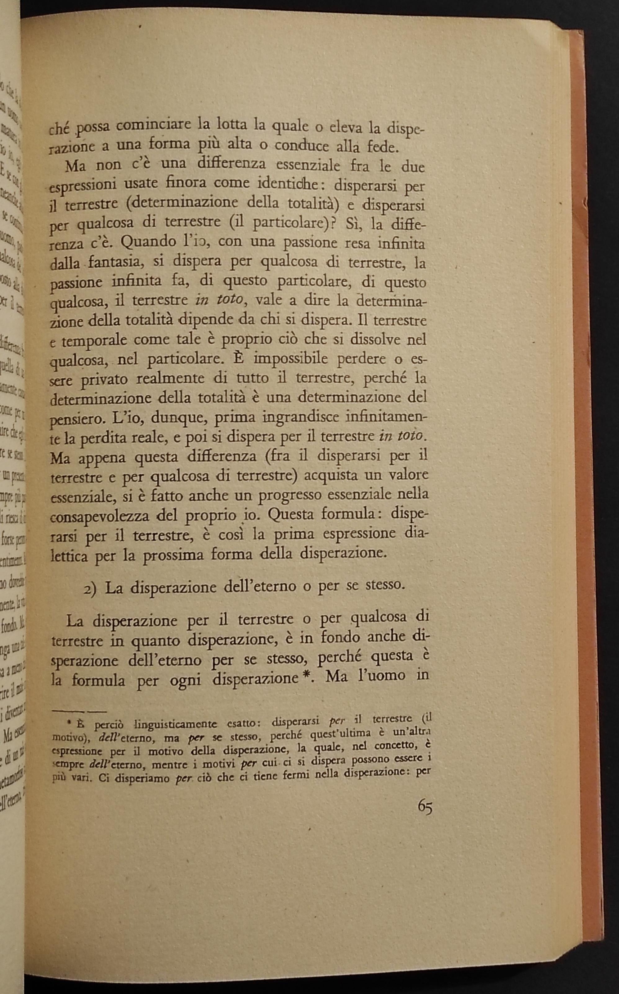 La Malattia Mortale - S. Kierkegaard - Ed. Di Comunità - 1947
