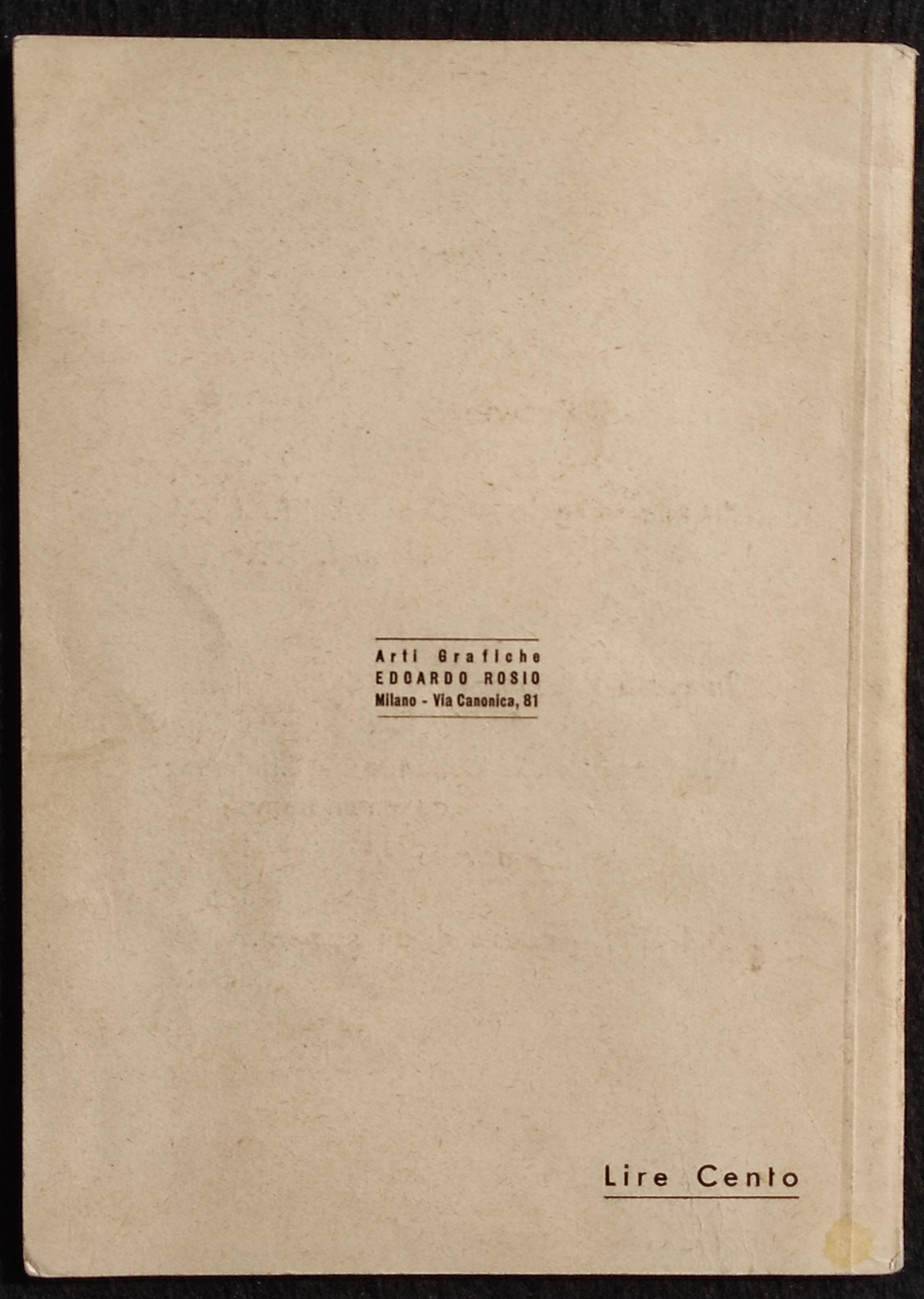 Gino Meloni - S. Balestrieri - Ed. Saletta del Disegno - 1949