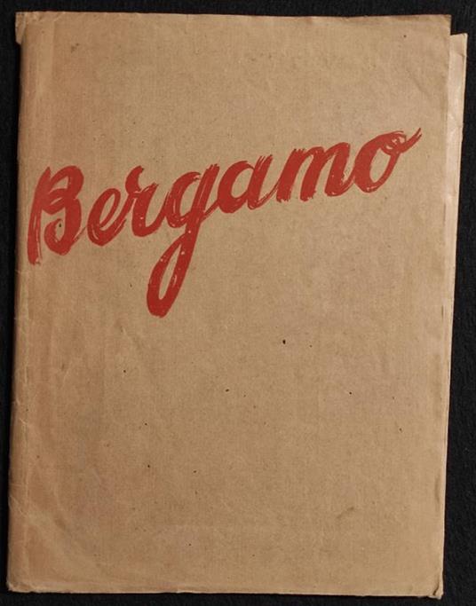 Bergamo - 10 Disegni Luigi Scarpanti - Ed. della Rotonda - 1951 - copertina