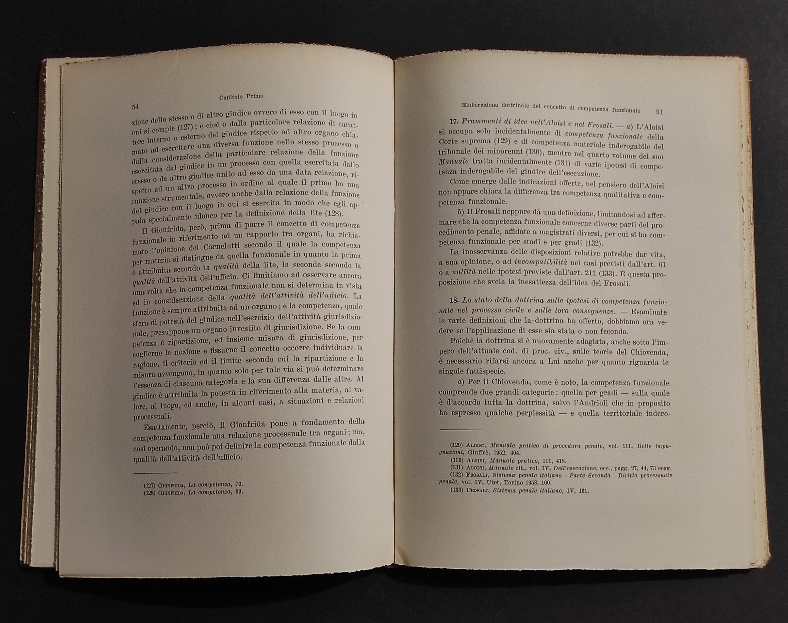 La Competenza Funzionale nel Diritto Processuale Penale - UTET - 1959