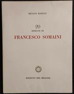 20 Disegni Di Francesco Somaini - R. Barilli -Edizioni Del Milione- Ed Lim. 1964