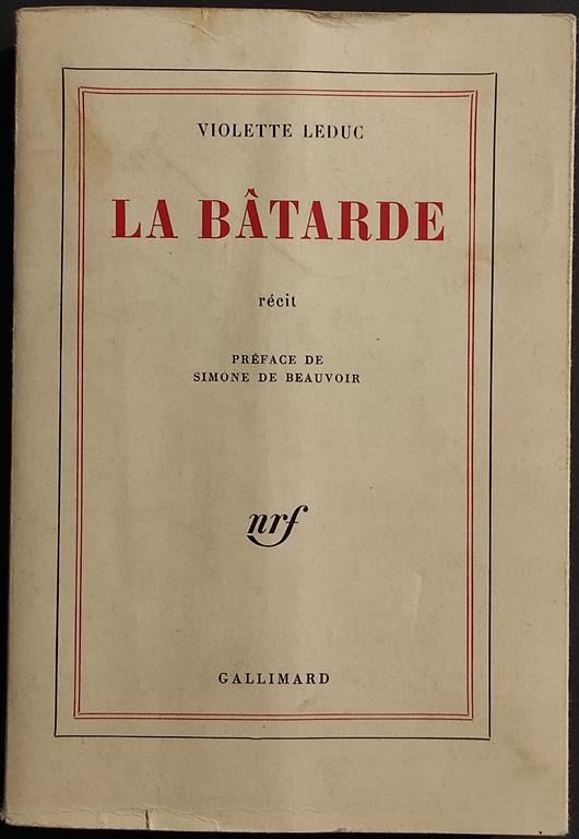 La Batarde - V. Leduc - Ed. Gallimard - 1965 - Violette Leduc - copertina