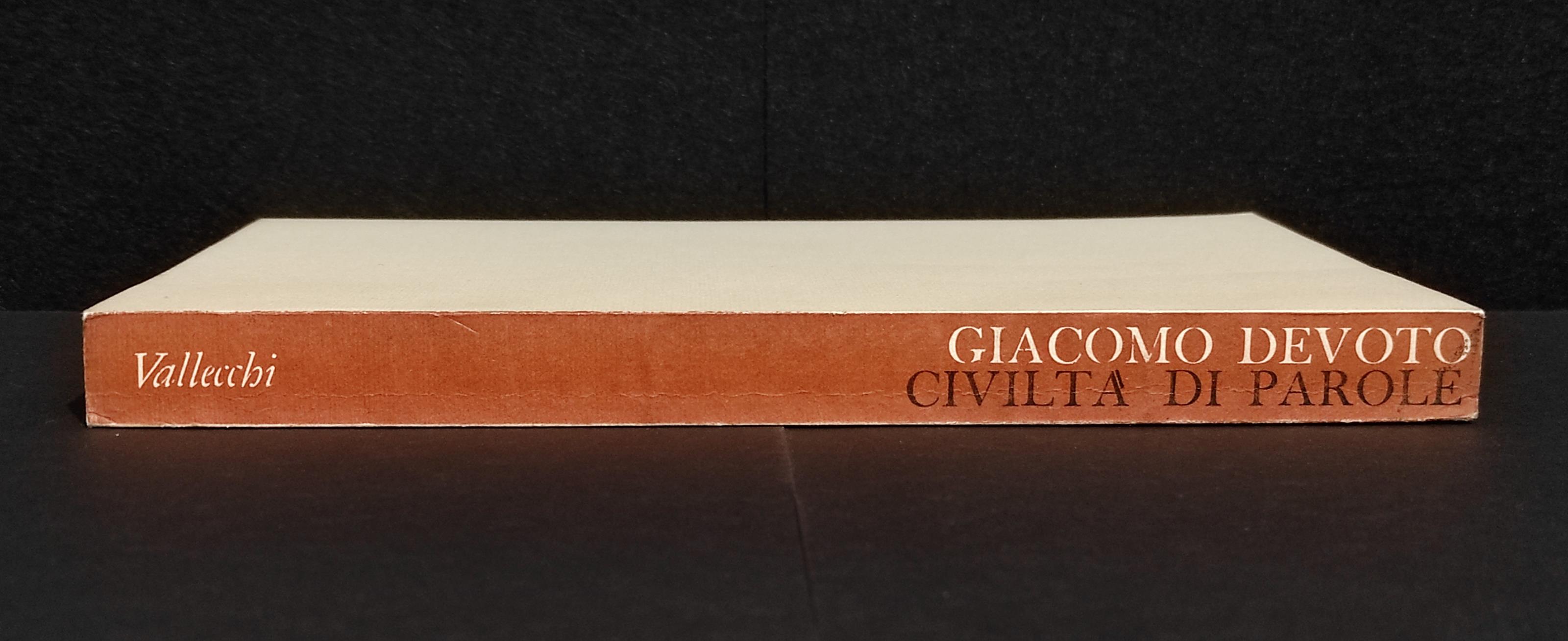 Civiltà di Parole - G. Devoto - Ed. Vallecchi - 1965