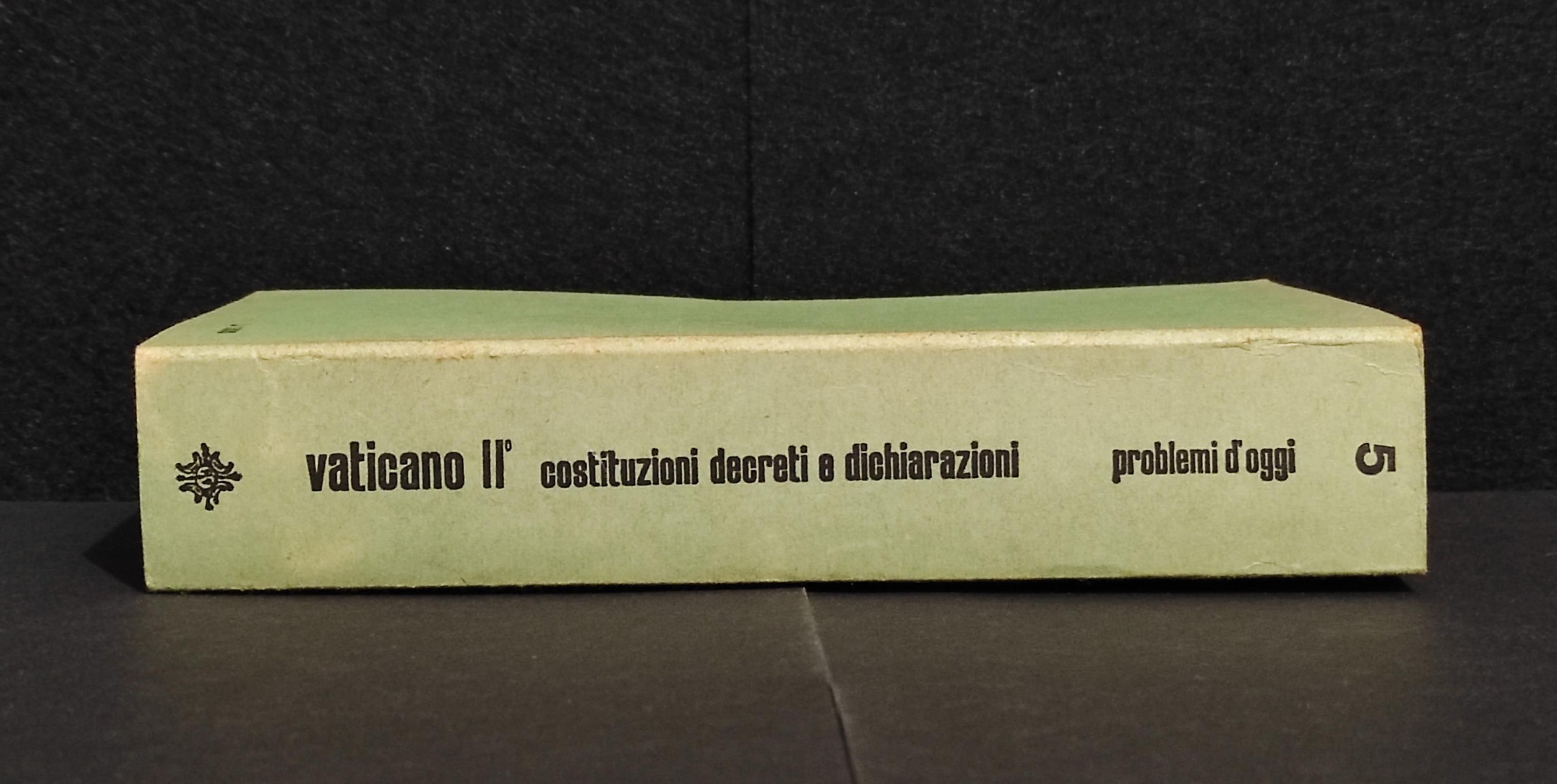 Vaticano II - Costituzioni Decreti e Dichiarazioni del Concilio - P. Riches - 1966