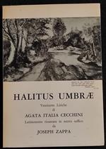 Halitus Umbrae - A. I. Cecchini - Ed. Stringa - 1966