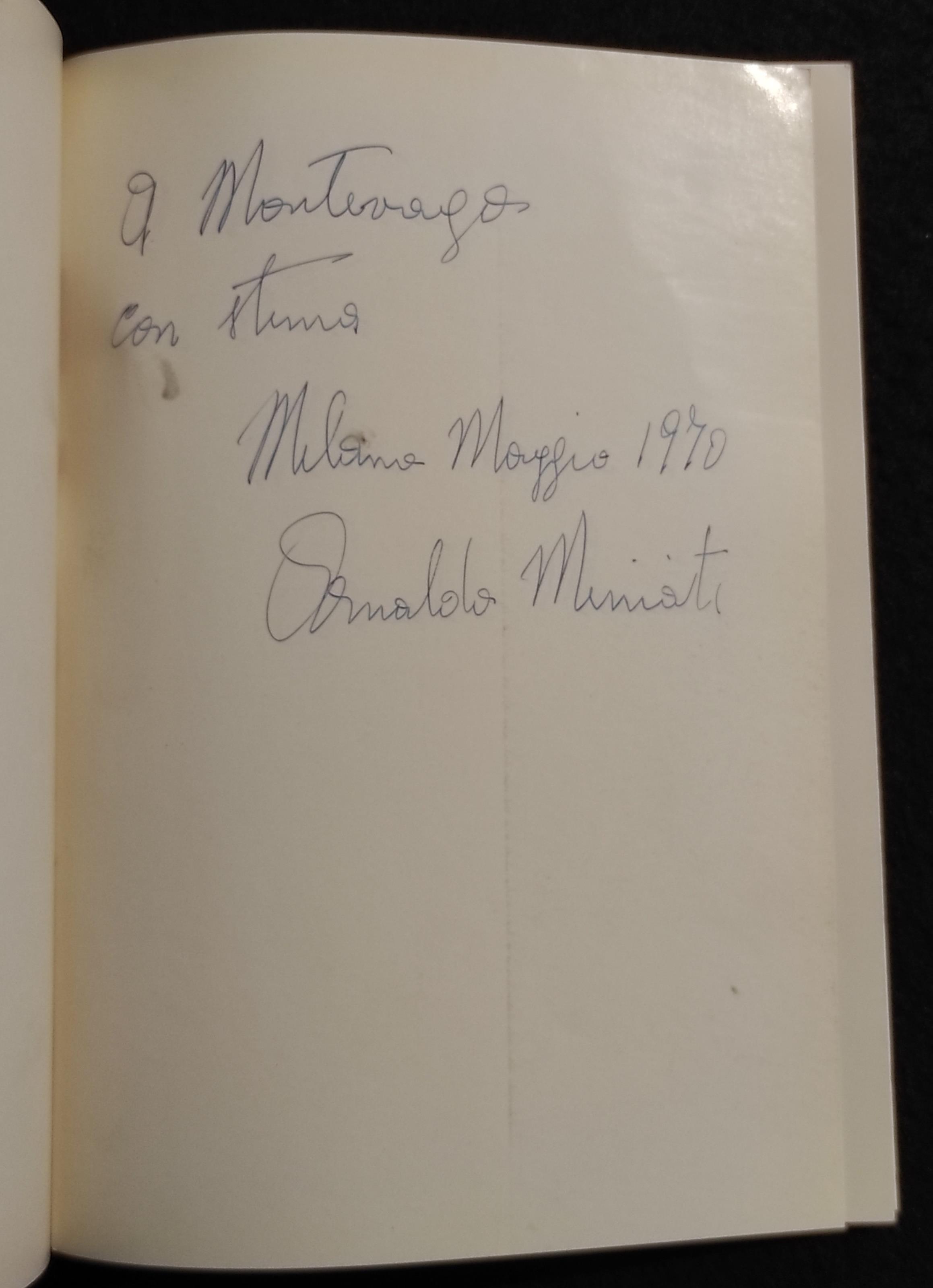 Arnaldo Miniati - Ed. Gonnelli - 1968 - Arte - Autografo