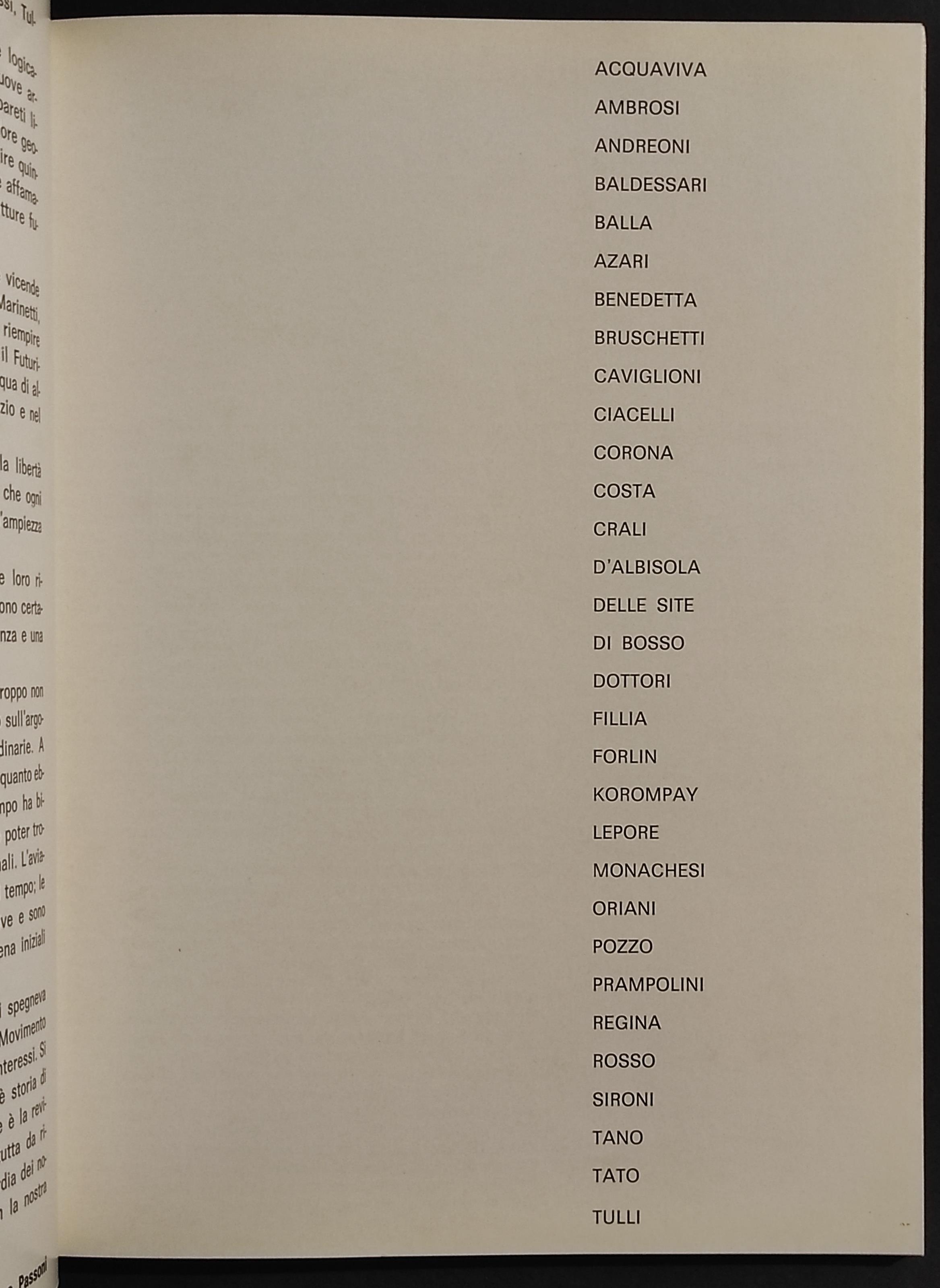 Aeropittura Futurista - F. Passoni - 1970