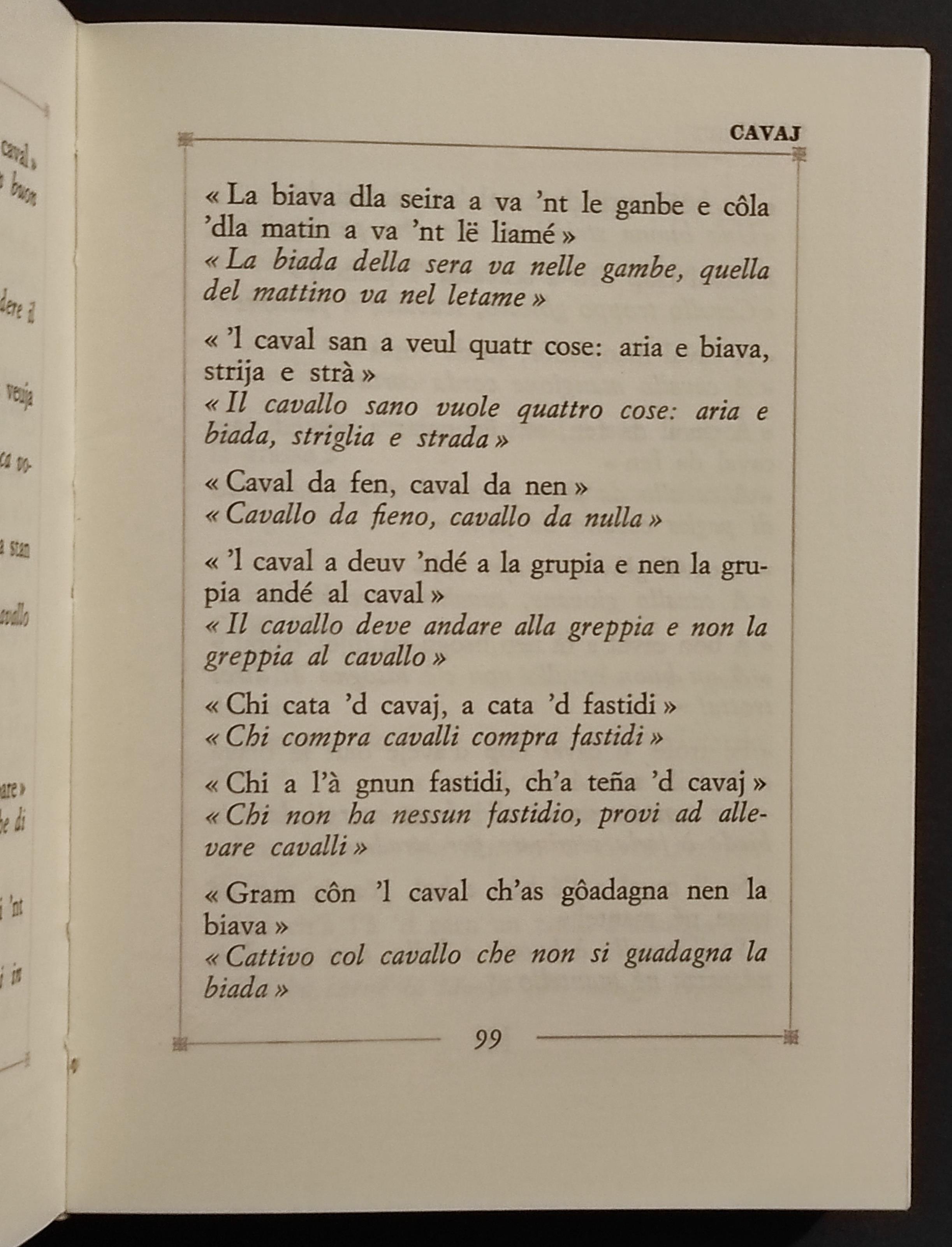 Proverbi Piemontesi - Gec - Ed. Piemonte in Bancarella - 1971