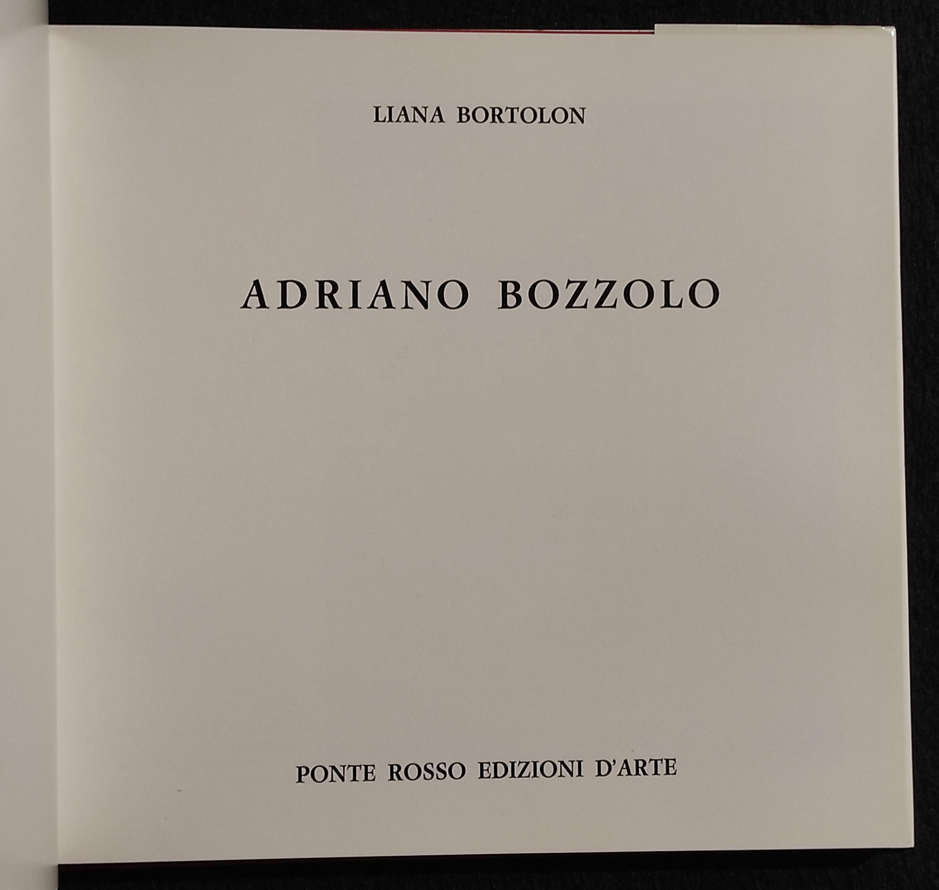 Adriano Bozzolo - L. Bortolon - Ponte Rosso ed. d'Arte - 1972