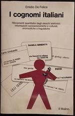 I Cognomi Italiani - E. De Felice - Ed. Il Mulino - 1980
