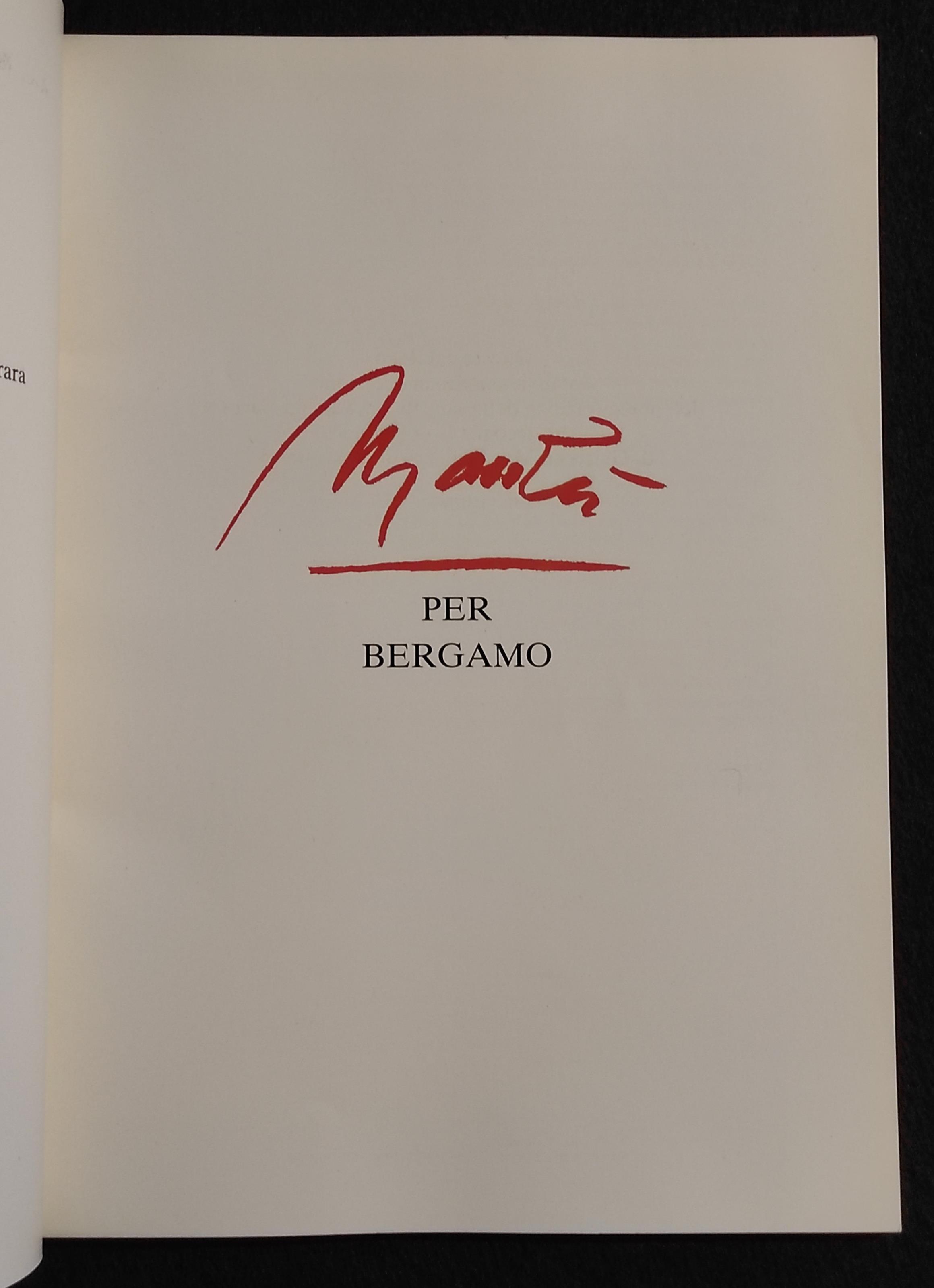 Per Bergamo - Giacomo Manzù - 1982