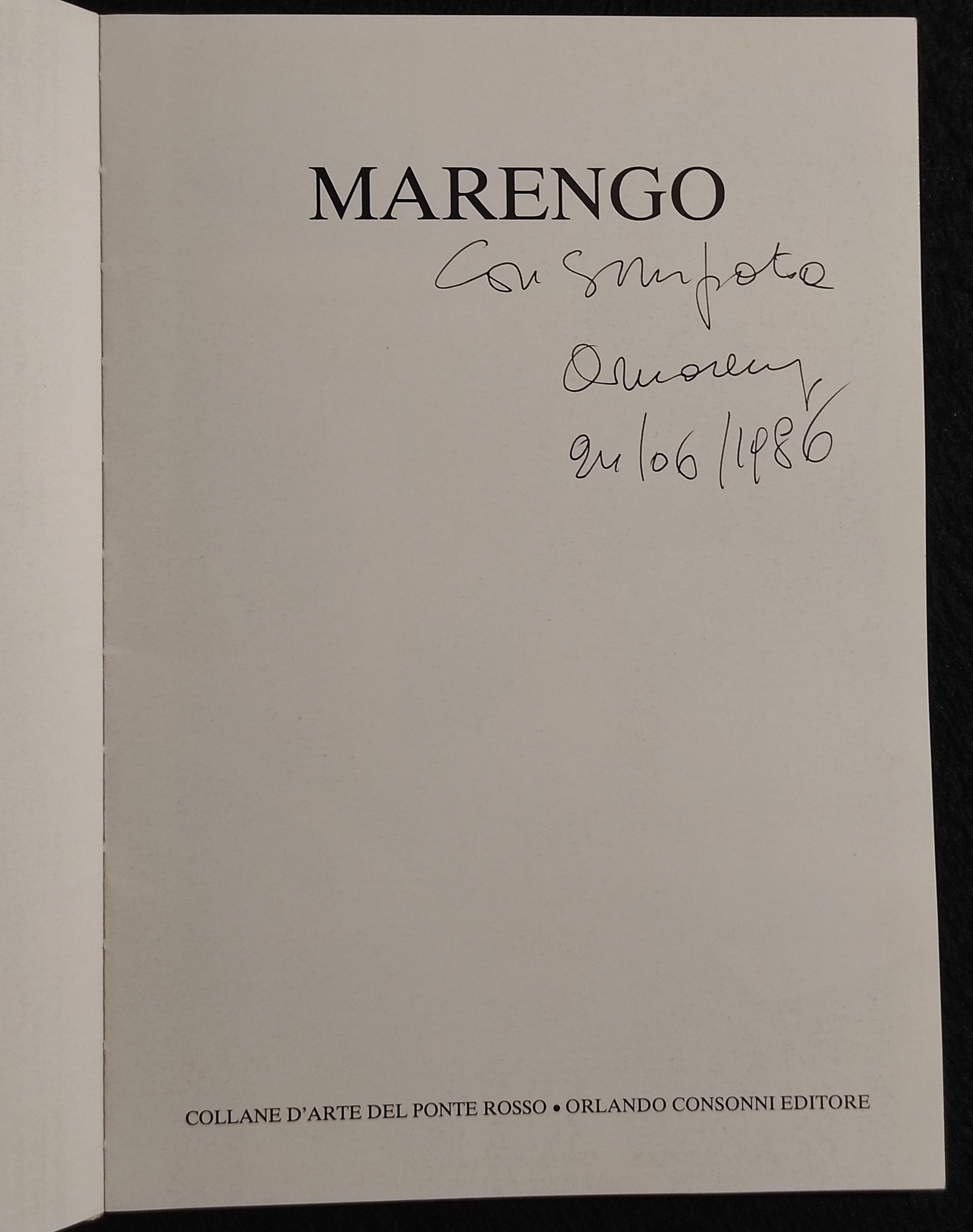 Adalberto Marengo - Consonni Ed. - 1984 - Arte - Dedica+Autografo