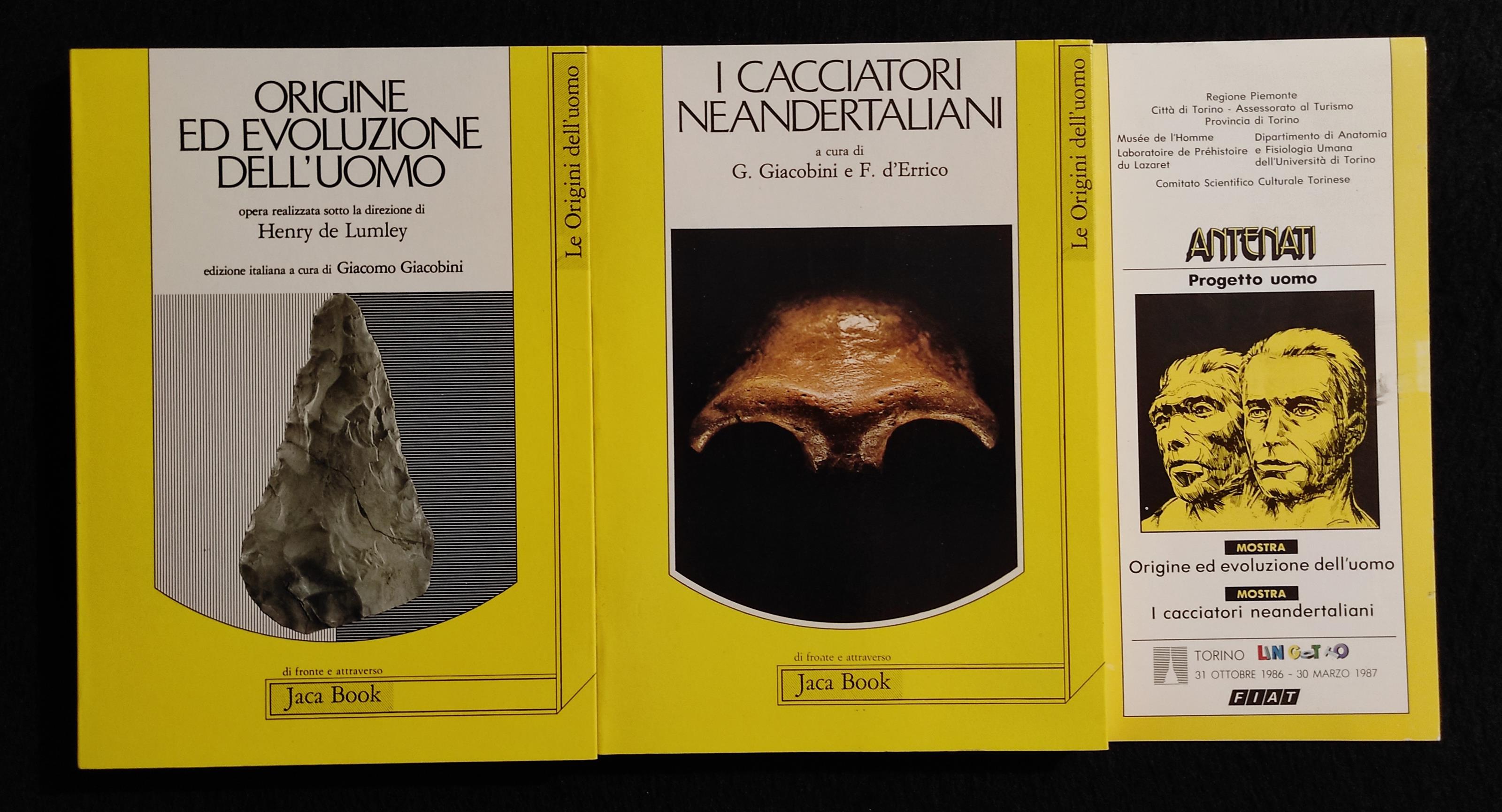 Cacciatori Neandertaliani - Origine Evoluzione Uomo - Ed. Jaca Book - 1986