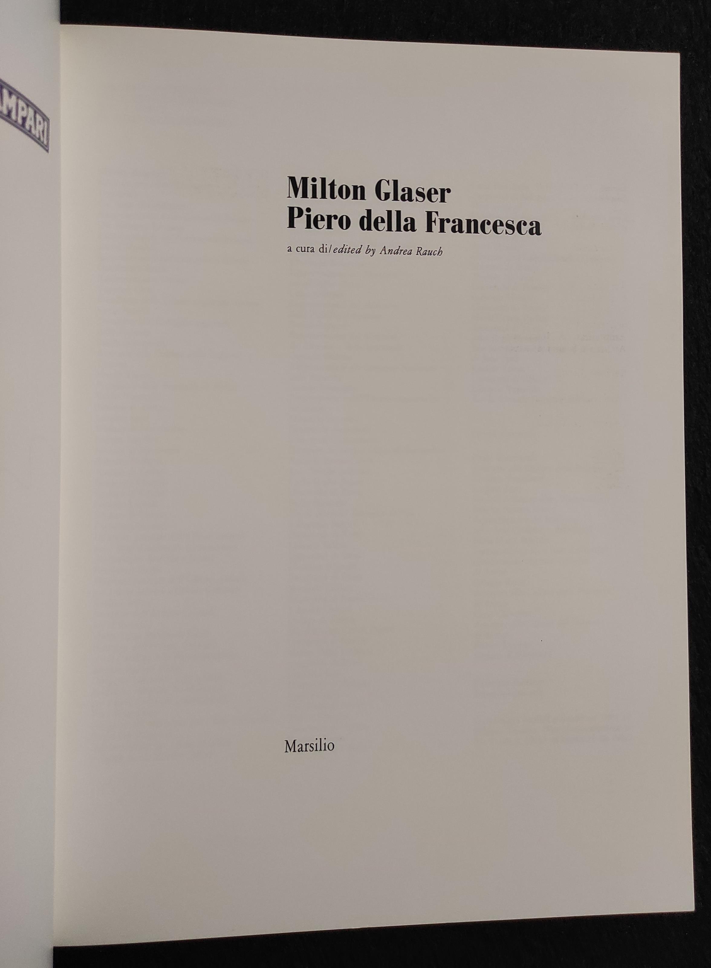 Milton Glaser Piero della Francesca - A. Rauch - Marsilio - 1991