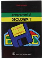 Programmi Di Geologia 1°. Con Floppy-Disk Ancora Sigillato