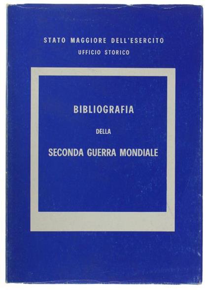 Bibliografia Della Seconda Guerra Mondiale - copertina