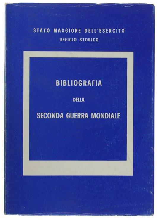 Bibliografia Della Seconda Guerra Mondiale - copertina