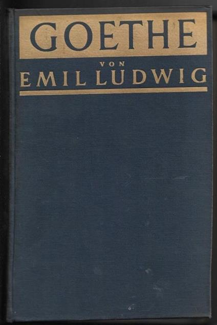 Goethe - Emile Ludwig - copertina