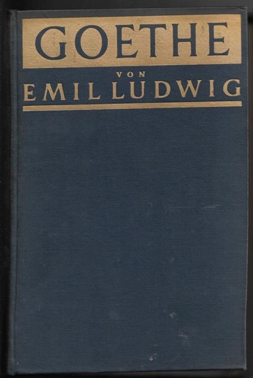Goethe - Emile Ludwig - copertina