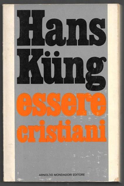 Essere cristiani - Hans Küng - copertina