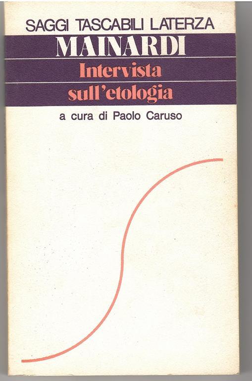 Intervista Sull'etologia - Danilo Mainardi - copertina