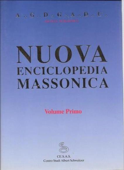 Nuova enciclopedia massonica, vol. 1° - Michele Moramarco - copertina