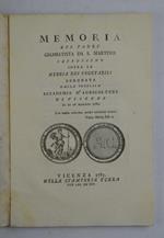 Memoria… sopra la nebbia dei vegetabili coronata dalla Pubblica Accademia d'Agricoltura di Vicenza il dì 16 maggio 1785