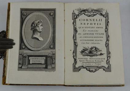 Cornelii Nepotis quae exstant Omnia ex Recensione Jo. Antonii Vulpii ad Cominianam Editionem accuratissime exacta Cum Notis Selectioribus - Cornelio Nepote - copertina