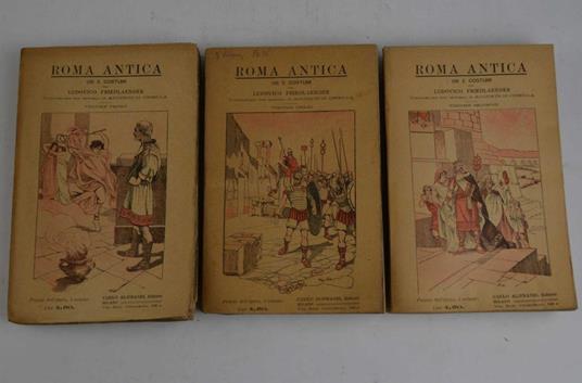 Studii intorno agli usi ed ai costumi dei Romani nei primi due secoli dell'era volgare… - copertina