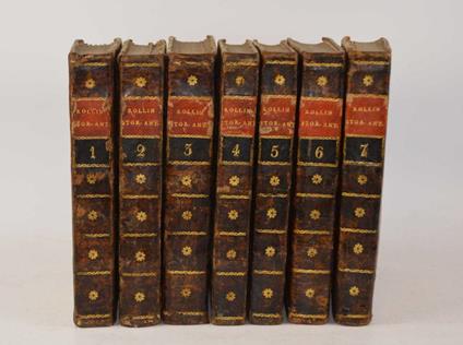 Storia antica… Traduzione dal francese ricorretta Con Aggiunte e Note Storiche Cronologiche Geografiche e Critiche - Charles Rollin - copertina