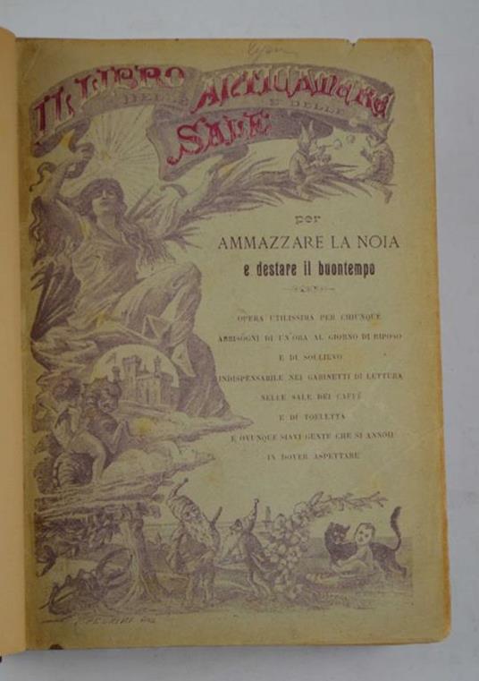 Il libro delle anticamere e delle sale per ammazzare la noia e destare il buontempo: opera utilissima per chiunque abbisogni di un'ora di riposo e di sollievo… - copertina