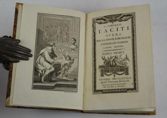 Cornelii Taciti Opera recognovit, emendavit, supplementum explevit Gabriel Brotier - P. Cornelio Tacito - copertina
