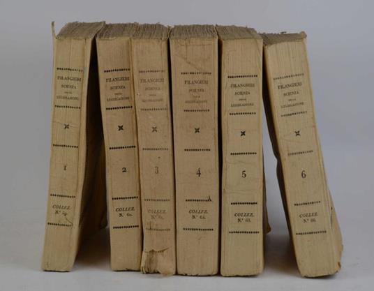 La scienza della legislazione… con giunta degli Opuscoli scelti… - Gaetano Filangieri - copertina